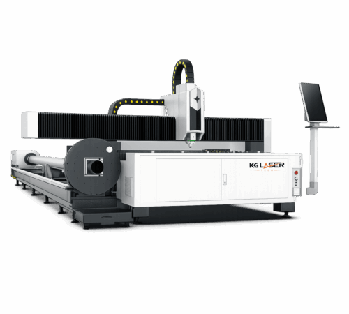 Sheet + tube fiber laser cutting machine