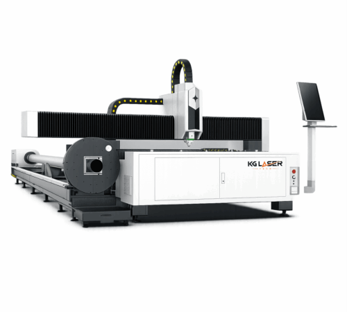 Sheet + tube fiber laser cutting machine
